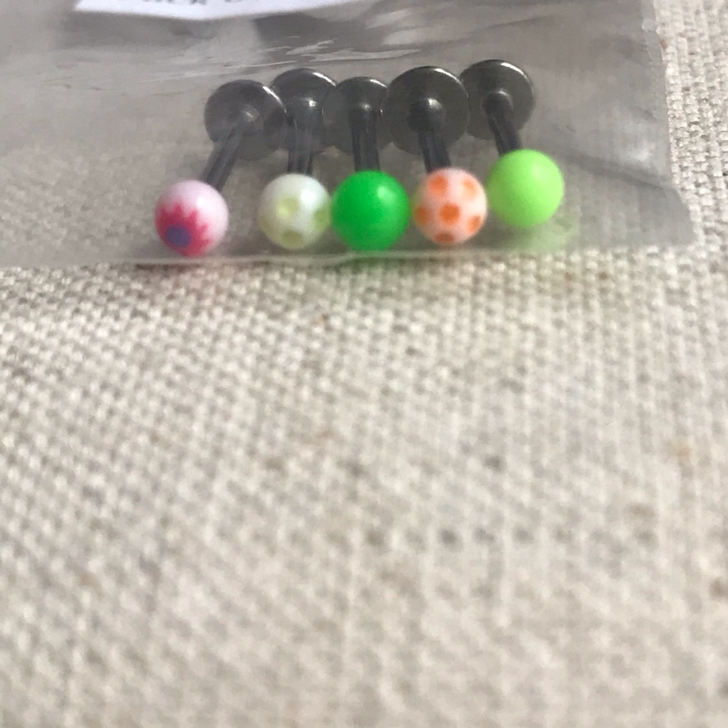 Set Of 5 LabretBarbell Body Jewelry